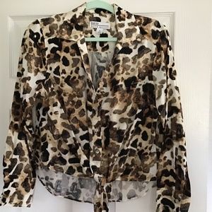 Animal print Blouse …100 percent LYOCELL